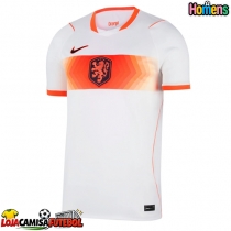 Camisa de Futebol Países Baixos Equipamento Secundário Mundo 2026 Manga Curta